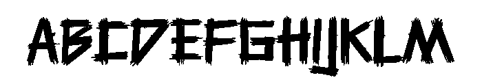 Hiddenbox Font UPPERCASE
