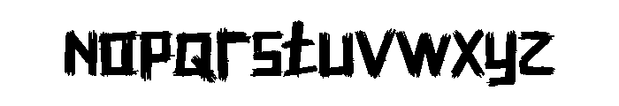 Hiddenbox Font LOWERCASE
