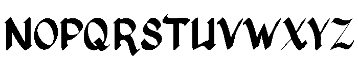 Hiden PERSONAL USE Regular Font UPPERCASE