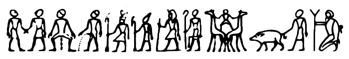 Hieroglify Font OTHER CHARS