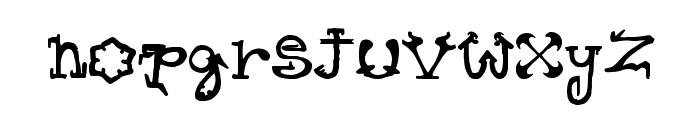 HieroglyphLicks Font LOWERCASE