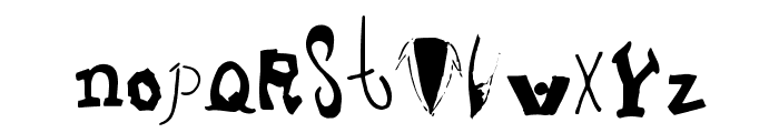 Hieronymous Boschian Font LOWERCASE