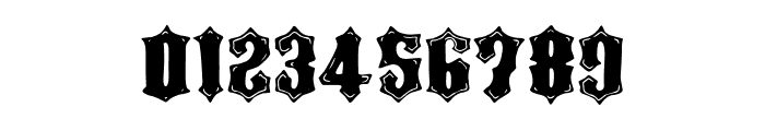 Hierro Templado Font OTHER CHARS