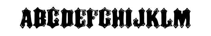 Hierro Templado Font UPPERCASE