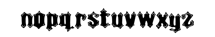 Hierro Templado Font LOWERCASE
