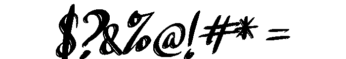 Higeja FREE Font OTHER CHARS