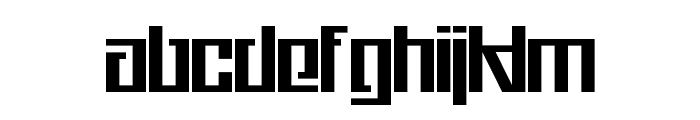High Five Techno Regular Font LOWERCASE