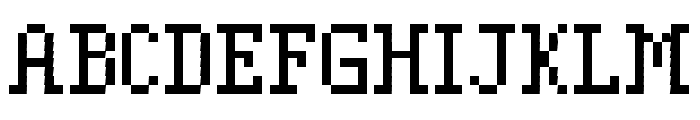 High Hat Font UPPERCASE