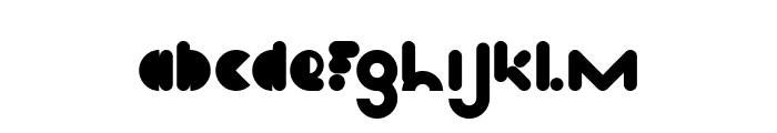 High Logic-Light Font LOWERCASE