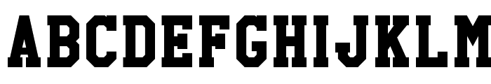 High School USA Serif Font LOWERCASE