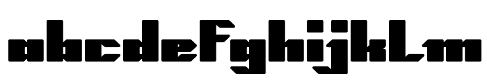 High Speed Font LOWERCASE