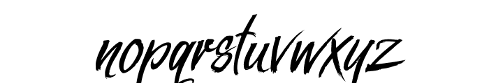 High Sylvester Italic Font LOWERCASE