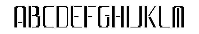 HighTech...ish Pixelated Font UPPERCASE