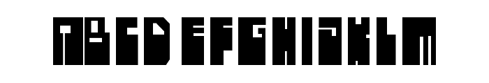 Highboot Font UPPERCASE