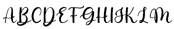 Highland Mountain Font UPPERCASE