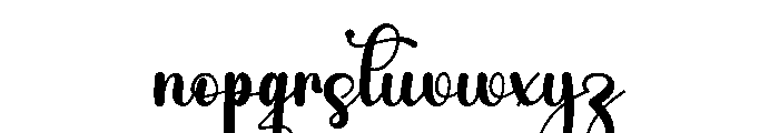 Highland Mountain Font LOWERCASE