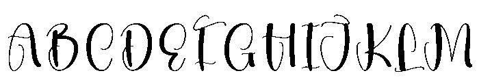 Highland1 Font UPPERCASE