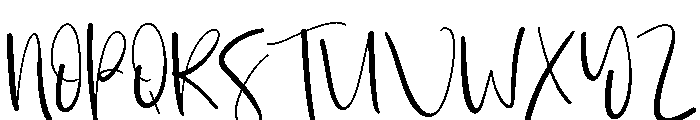 Highland Font UPPERCASE