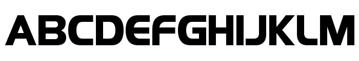 HighlandGothicFLF-Bold Font UPPERCASE
