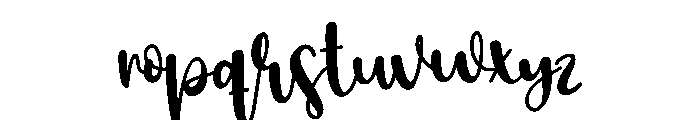 Highland Font LOWERCASE