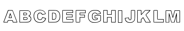 Highlight_linesandoutli Regular Font LOWERCASE