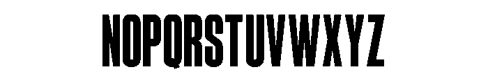 HighriseDemo Font LOWERCASE