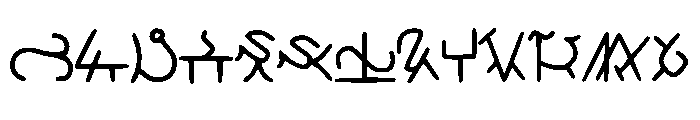 Highschool_Runes_ Font UPPERCASE