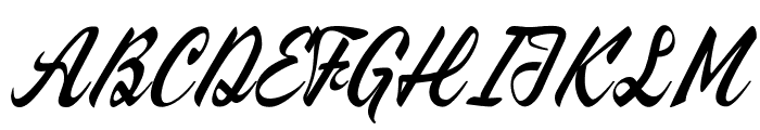 Hightide Font UPPERCASE