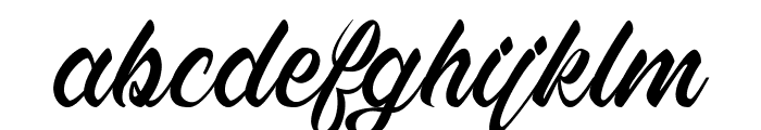 Hightide Font LOWERCASE