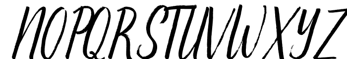 Hikerstone Slant Font UPPERCASE