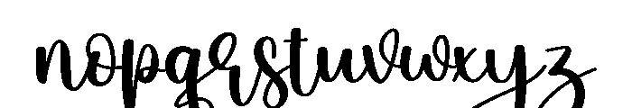 Hiking Font LOWERCASE