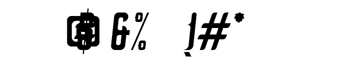 Hildane Italic Font OTHER CHARS