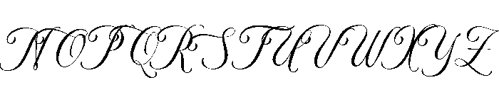 Hillside Calligraphy PERSONAL USE Regular Font UPPERCASE
