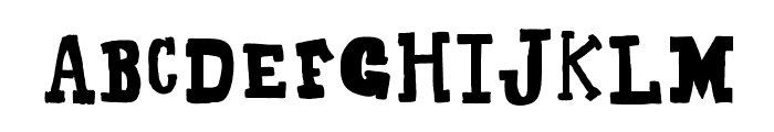 Hillyard Font LOWERCASE