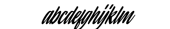Hiluck Italic Font LOWERCASE