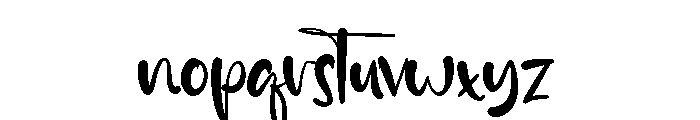 Himalaya Hill Font LOWERCASE