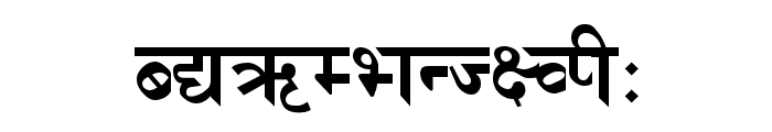 Himalb Regular Font UPPERCASE