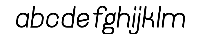Hinge DEMO Regular Italic Font LOWERCASE