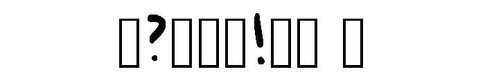 Hip Regular Font OTHER CHARS