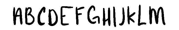 Hip Regular Font UPPERCASE