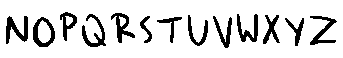 Hip Regular Font UPPERCASE