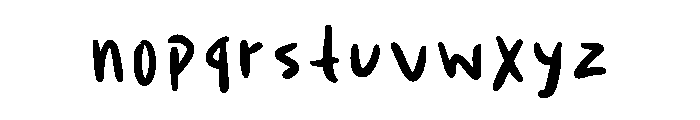 Hip Regular Font LOWERCASE