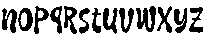 Hippie Fun Font LOWERCASE