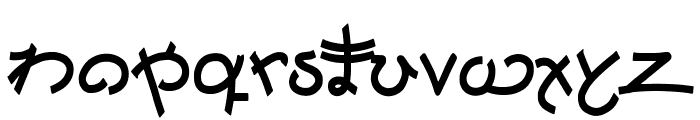 Hirakatana Font LOWERCASE