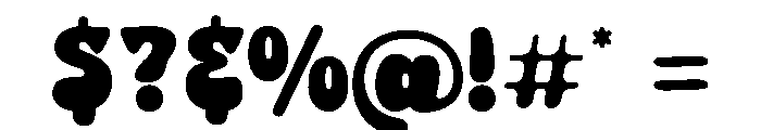 Histea Ballon DEMO VERSION Font OTHER CHARS