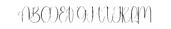 History Birthday Font UPPERCASE