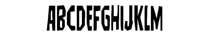 Hitchblock Condensed Font UPPERCASE