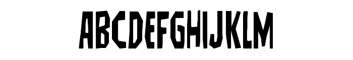 Hitchblock Condensed Font LOWERCASE