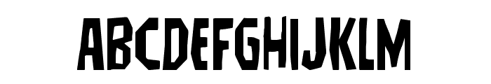 Hitchblock Staggered Font LOWERCASE