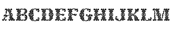 Carlyle Quaint Regular Font UPPERCASE